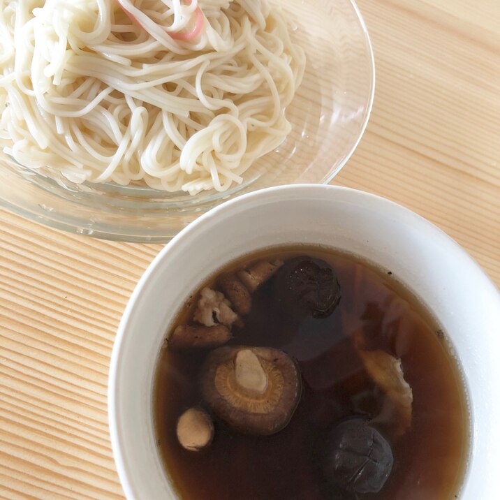 素麺（or冷麦）の豚ダシ漬け汁